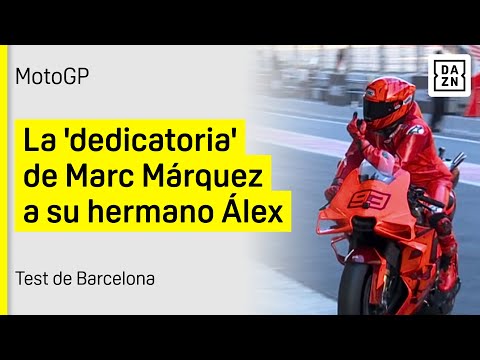 Marc Márquez, Álex Márquez y la viral peineta a Gresini en pleno test de MotoGP 2025 en Barcelona