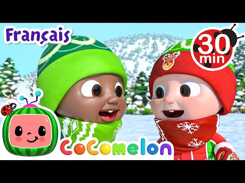 Faisons un bonhomme de neige | @CoComelonCodyTimeFrancais  | Dessin Animé