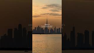 Dubai-it. Turning exceptional ideas into extraordinary experiences; a city built on ambition. #Dubai