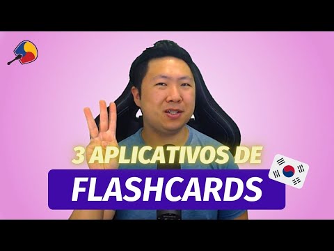 Dicas de Apps de Flashcards para Você Estudar Coreano 🇰🇷