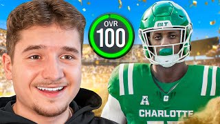100 OVR PERFECT WR on the Worst Team