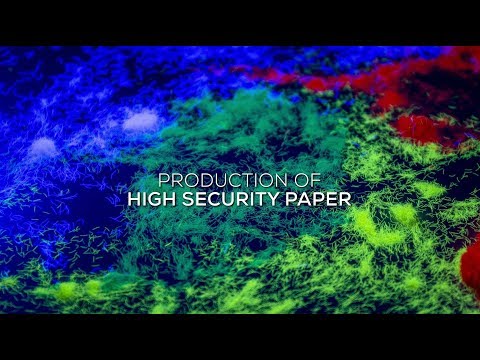 Production of high security paper in Radeče papir nova