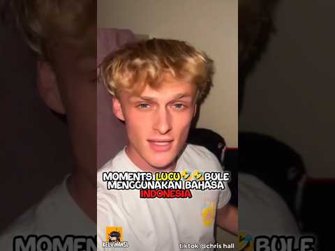 Moments Lucu Bule Menggunakan Bahasa Indonesia