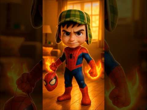 EL CHAVO se TRANSFORMA en el HOMBRE ARAÑA 🕷️