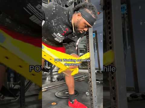 Working out while depressed. #fitness #viral #shorts #youtubeshorts