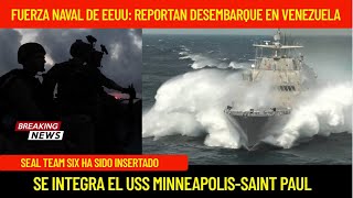 REPORTAN BUQUES DE GUERRA EN POSICION PARA DESEMBARCAR EN VENEZUELA