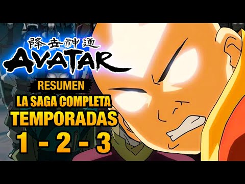 🌟AVATAR: La Leyenda de Aang (Libros 1; 2 y 3)  TEMPORADAS 1; 2 y 3 | RESUMEN COMPLETO