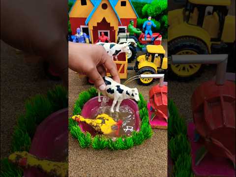 diy tractor video mini water pump science project #diyfarmingcity #tractor #youtubeshorts