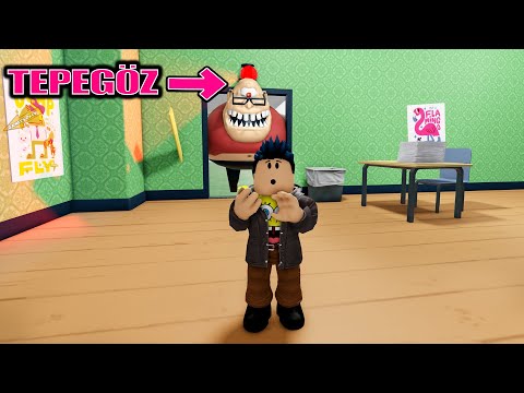 KORKUNÇ TEPEGÖZ OKULU BASTI ÇOCUKLAR KAÇIYOR !!! | ROBLOX ESCAPE MR. STINKY DETENTION!