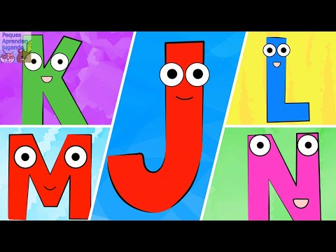 Letras J, K, L, M, N para niños  Aprender a leer  Video de Peques Aprenden Jugando