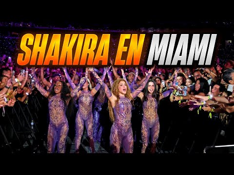 PRESENTACIÓN DE SHAKIRA EN MIAMI ( Hard Rock Stadium 2025 ) Las Mujeres Ya No Lloran Tour #shakira