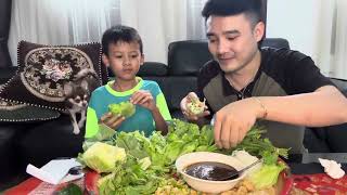 พันเมี่ยงปลาแดก สูตรหลวงพระบางเครื่องเคียง18อย่าง