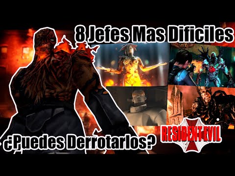 Top 8 Jefes mas Dificiles y Duros de Toda la Saga Resident Evil