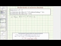 Derivatives and Inverse Functions