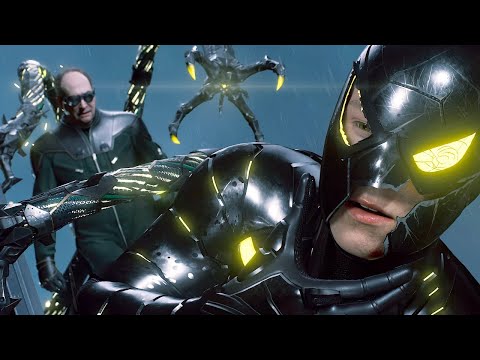 Spiderman Broken Suit Fighting Doc Ock Cinematic - Spider-Man Remastered