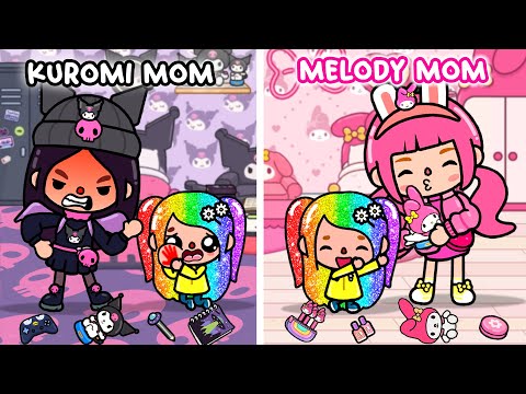 Morning Routine: Kuromi vs Melody | Toca Life Story | Toca Boca