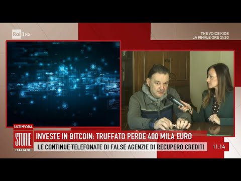 Investe in bitcoin: perde 400 mila euro - Storie italiane 20/12/2024