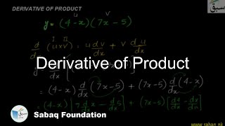 Derivative of Product