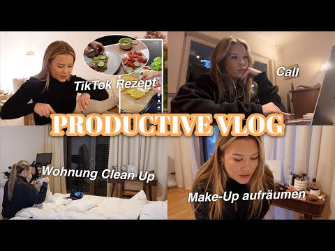 PRODUCTIVE VLOG & WHAT I EAT in a day ✨