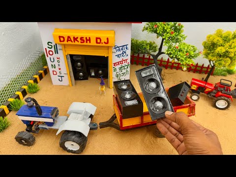 Mini Dj Truck loading dj At-Home Dj truck kaise banaye dj making mini light dj box toy