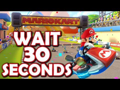 Mario Kart 8 Deluxe DLC, but I wait 30 seconds before starting!! *BRO VS SIS!!*