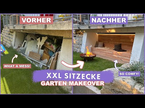 XXL Sitzecke im Garten bauen - Krasses DIY Makeover Teil 4