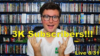 3K Subscribers! - Live Q&A!