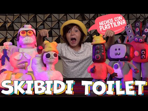 SKIBIDI TOILET y TV MAN hechos con Plastilina