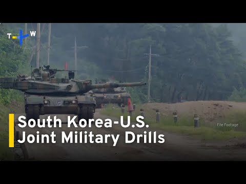 YouTube video thumbnail: S. Korea, U.S. Launch Joint Drills To Counter N. Korea Threats