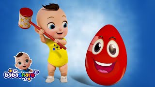 Baby Shark + Surprise Eggs 🟡 Learn Colors with Sharks 🔴 | Kids Song