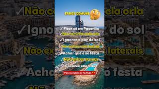 ❌ Erros Comuns!  #malta #stjulians   #eurotrip Malta #vidanaeuropa #viagem