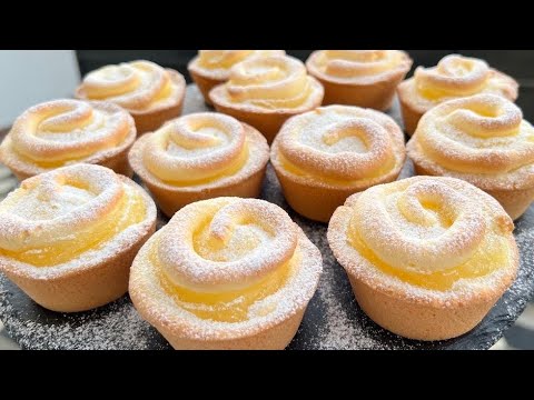 Ricetta in 5 minuti 🤩 Ripieno speciale ! Le crostatine della nonna Nina