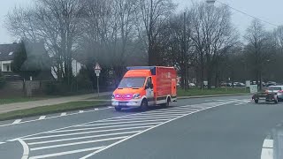 RTW 8 ASB DRK JUH Rettungsdienst Bielefeld im Einsatz