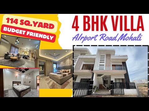 114 गज में 4 BHK House In Mohali | 4 BHK House In Mohali On Airport Road | Low Budget #sunnyenclave