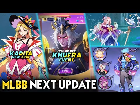 FREE FOR ALL KHUFRA EPIC | KADITA NEW SKIN | NEW STARLIGHT SKIN 2025 - Mobile Legends #whatsnext