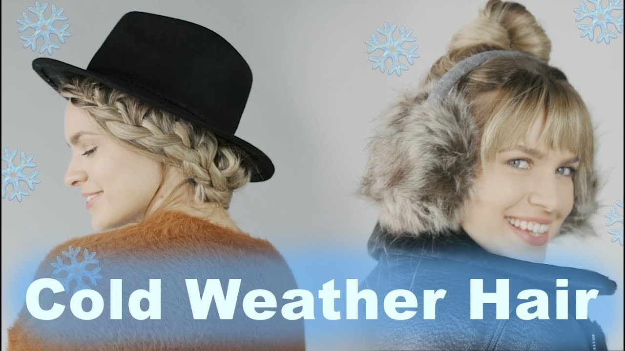 Quick Hairstyles for Hats, Scarves, and Cold Weather - KayleyMelissa