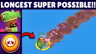 Longest Super Range Possible with Trunk!! | Brawl Stars # Starrpark