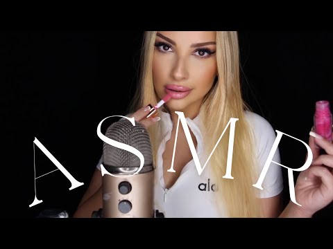 YOĞUN AĞIZ SESLERİ 👄 50 KAT GLOSS SÜRDÜM!  LİP GLOSS ASMR | TÜRKÇE ASMR