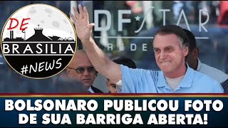 BOLSONARO sai do hospital e faz DISCURSO ali mesmo. 05/05
