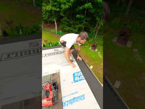 roofing starter peel and stick shingle #diy #homeimprovement #roofing