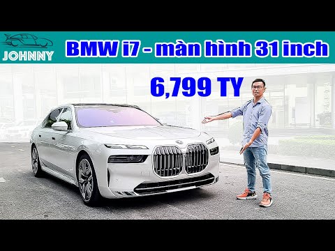 BMW i7 với màn hình 31 inch cho khoang sau đã có mặt tại Việt Nam - Khám phá ngay em nó