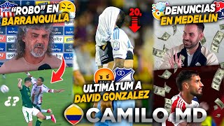 🔥JUNIOR GANÓ CON "ROBO" AL BUCARAMANGA😱¿SE VA GONZALEZ DE MILLOS?🤬FUERTE DENUNCIA EN MEDELLIN😰