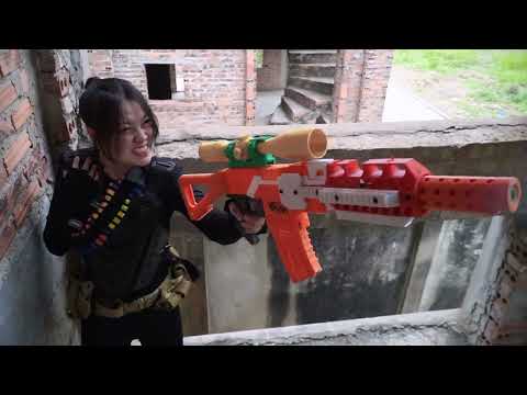 LTT Nerf Mod : S.W.A.T Warriors W Tactical Raid Gone WRONG! Fight Boss Dangerous Masked Criminals