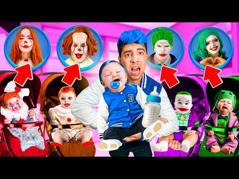 CUIDEI DE UM BEBÊ WANDINHA, IT, CORINGA, ARLEQUINA, JOKER EM UMA CRECHE!! (TWILIGHT DAYCARE ROBLOX)