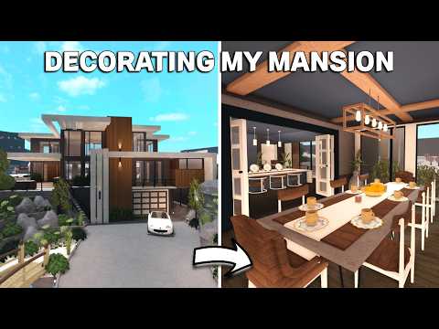 DECORATING MY $700K MANSION In BLOXBURG