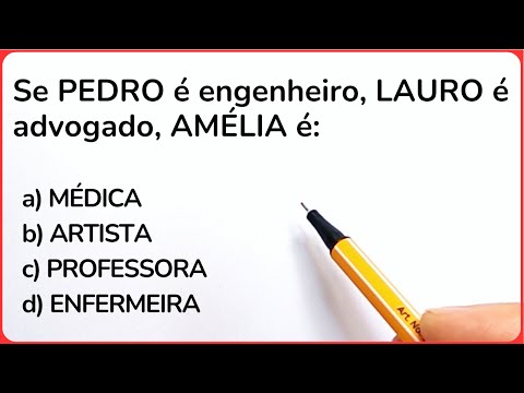 🔥3 QUESTÕES DE RACIOCÍNIO LÓGICO PARA DESTRAVAR SEU CÉREBRO GRAU 1