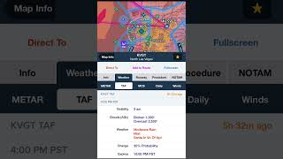 Weather around KVGT does Santa in the vicinity and jungle bells noise abatement procedure on effect