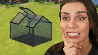 I tried to build a terrarium home in The Sims