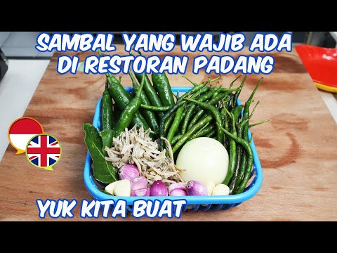 SAMBAL IJO | SAMBAL YANG WAJIB ADA DI RESTORAN PADANG | YUK KITA BUAT SENDIRI DIRUMAH