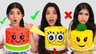 تحدي تزيين الكيك cake challenge  شفا